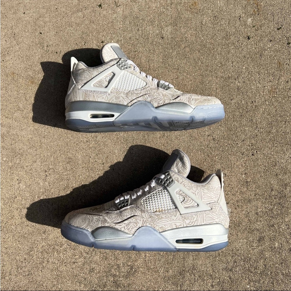 🔥!JORDAN 4 LASER! With Authentication!
